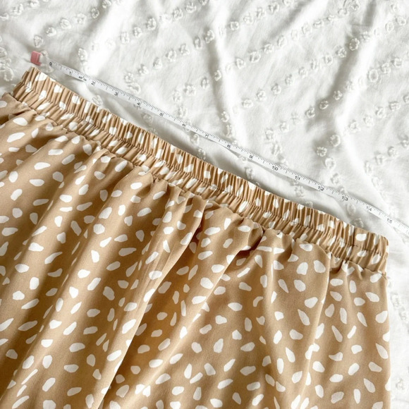 *(3 for 15)* SHEIN XL Plus Allover Print Tie Waist Ruffle Hem Skirt Size  Midi - Picture 9 of 11